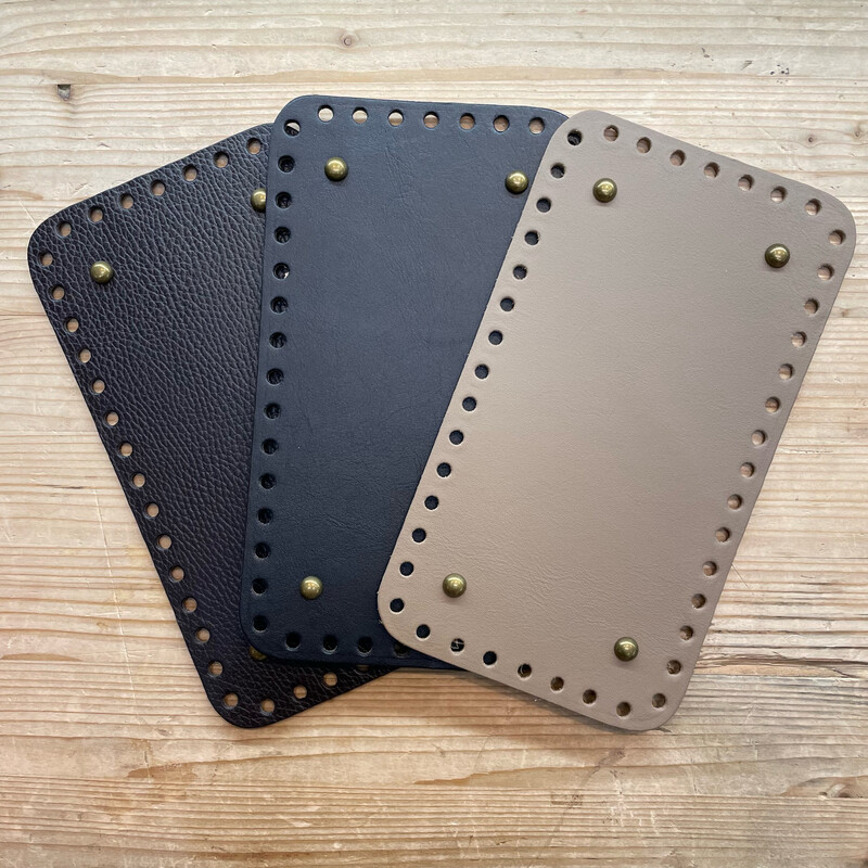 Base per Borsa in Pelle Rettangolare 24X14 cm