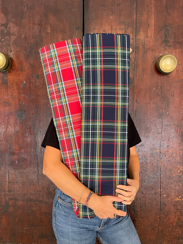 Tovagliato Misto Cotone Tartan h280cm