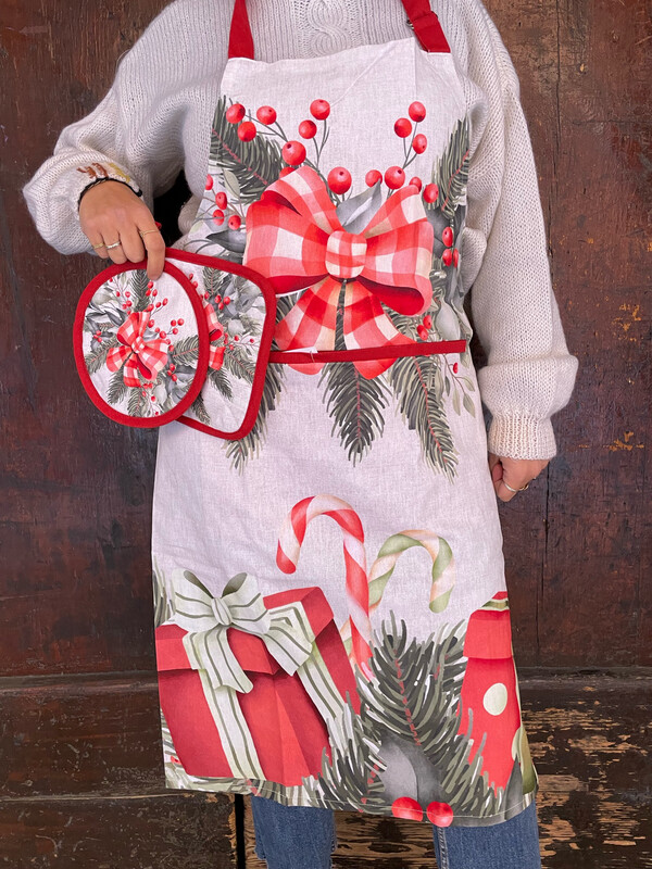 Set Grembiule e Presine Natalizie