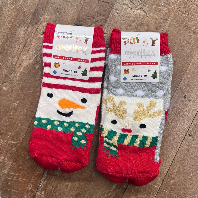 Coppia di Calzini Antiscivolo Natalizi