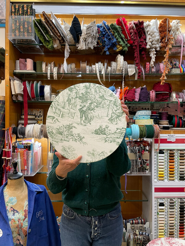 Sottopiatti Resinati Toile de Jouy
