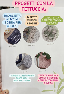 Libro progetti  borse Fettuccia Elastica