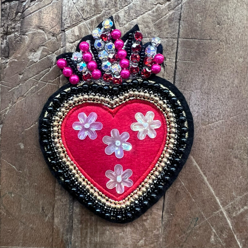 Applicazione Cuore con fiori
