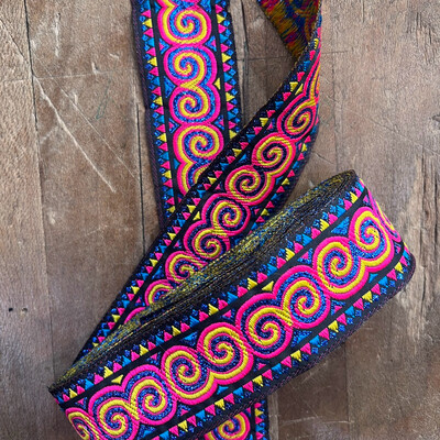 Bordo Thai Cerchi Multicolor