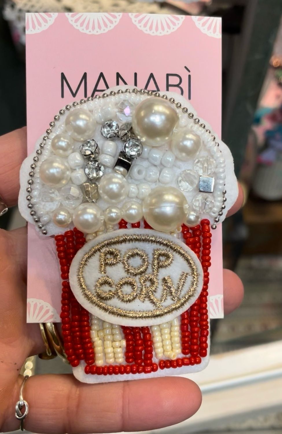 Spilla Manabì Pop Corn