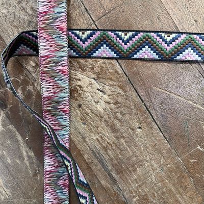 Bordo Ricamato ZIG ZAG Etnico