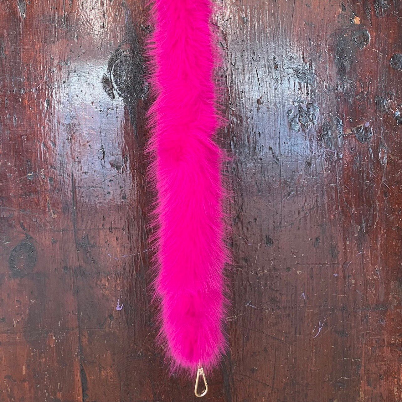 Manico di pelo, Colore: Fucsia