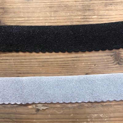 Elastico Lurex Tinta Unita Smerlettato