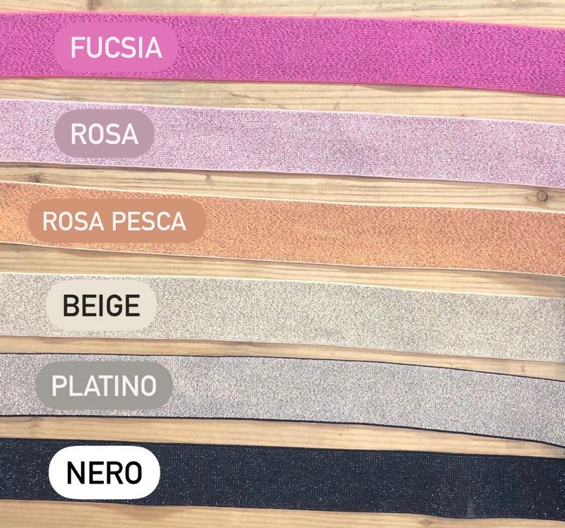 Elastico Lurex Tinta Unita