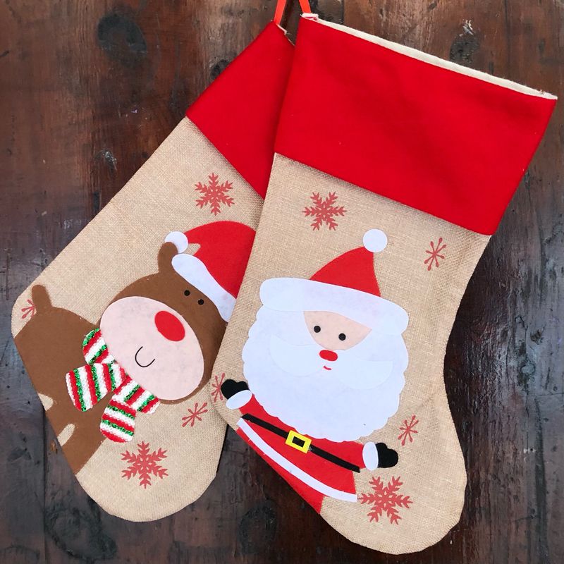 Calza Befana con Ricamo Personalizzato