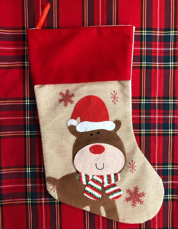 Calza Befana con Ricamo Personalizzato