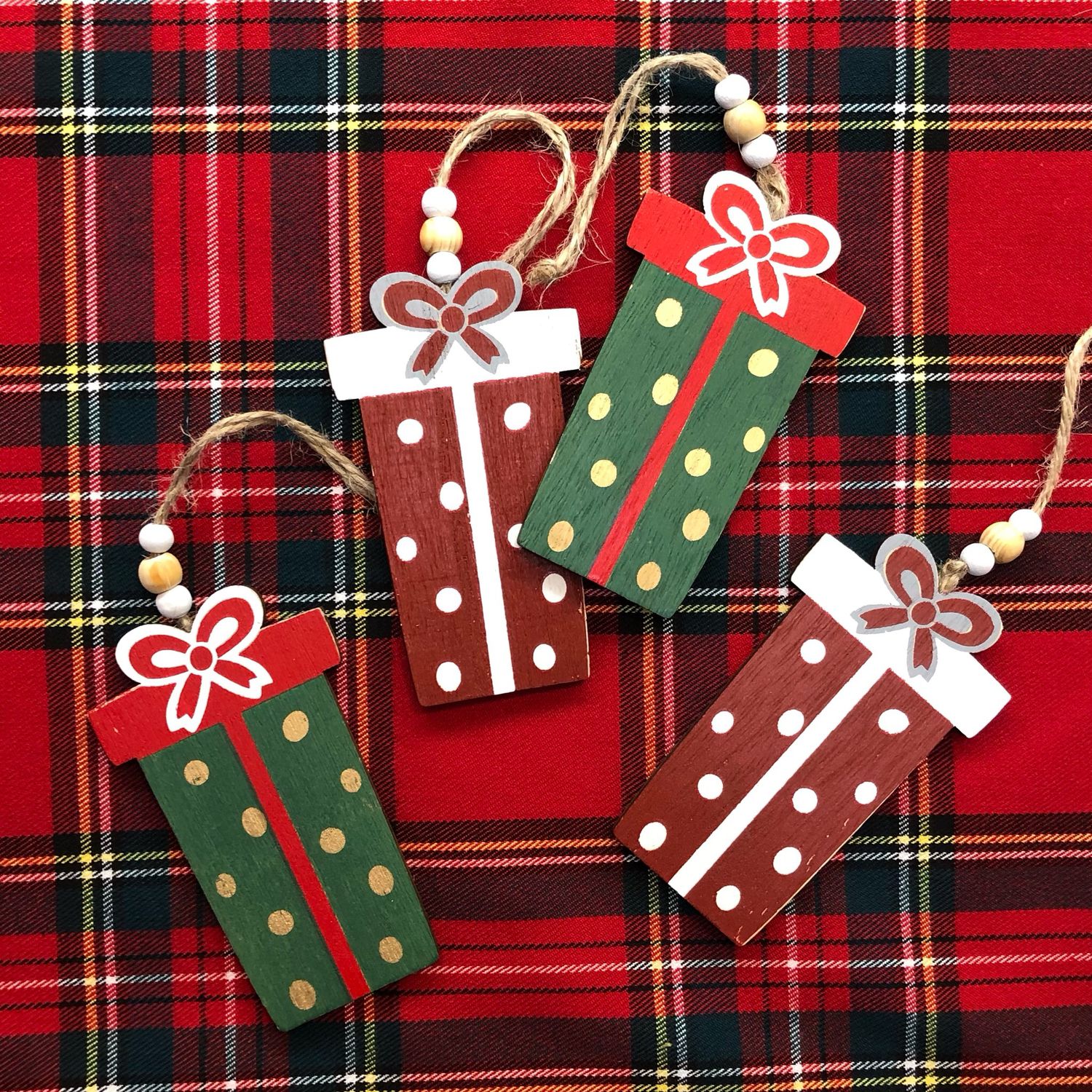 Addobbi Pacchetto Regalo in Legno