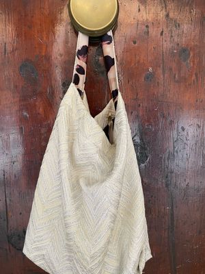 Shopper Mara Panna Lurex e Leopardo Maxi