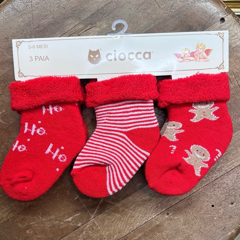 Tris Calzini Natalizi Neonato