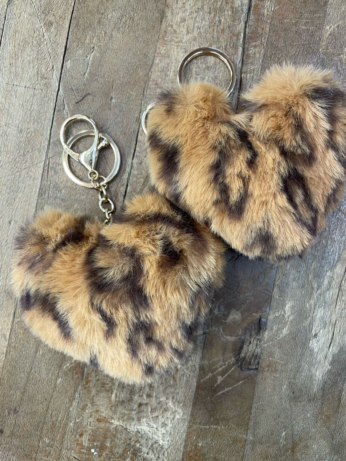 Charm Cuore Leopardato