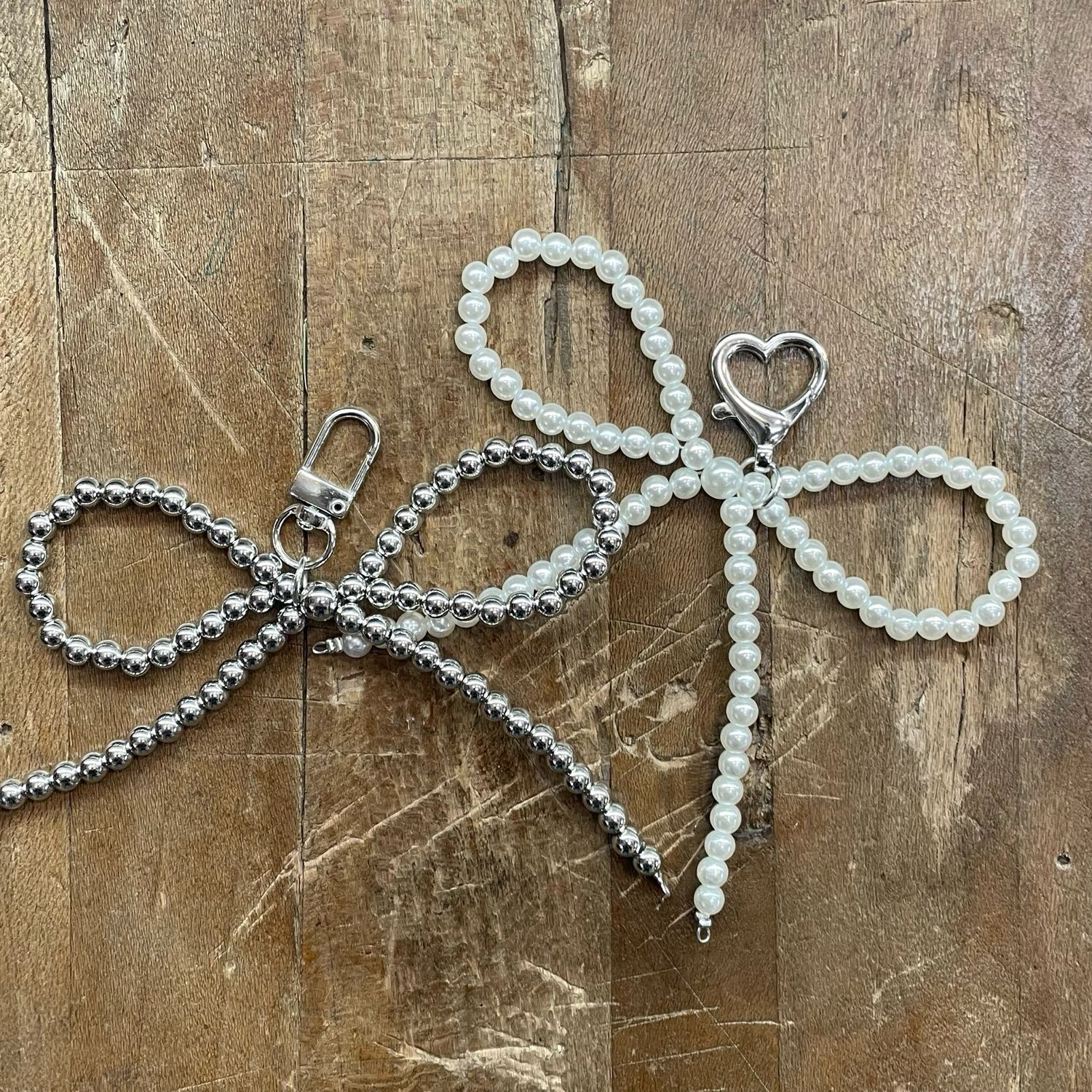 Charm Portachiavi Fiocco di Perle