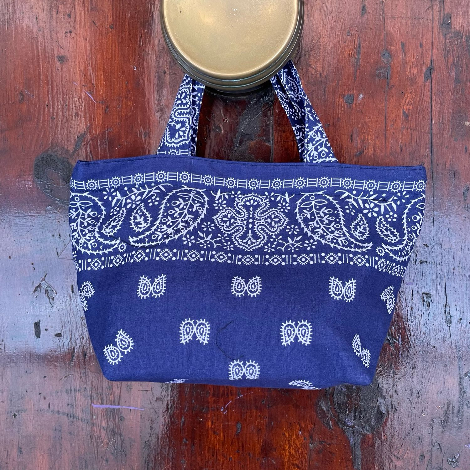 Shopperina Pina Bandanina Blu Navy
