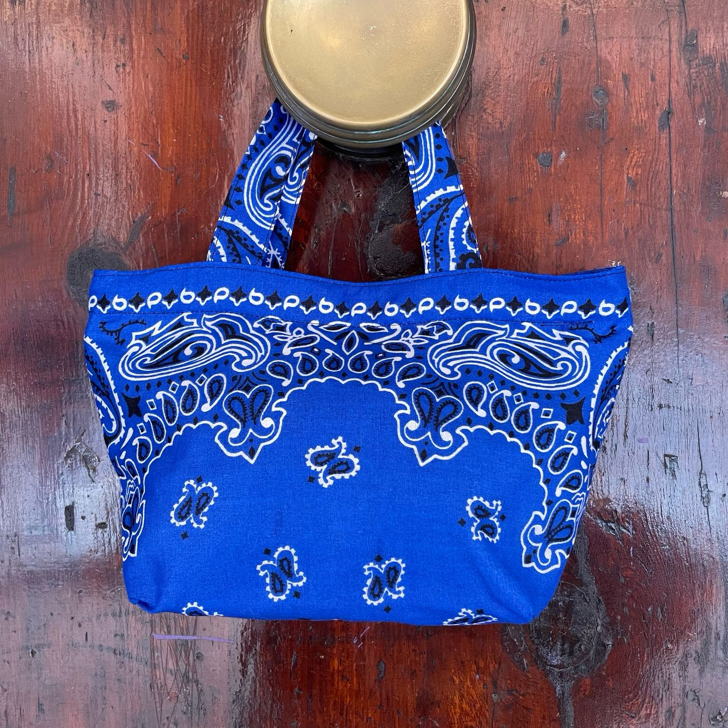 Shopperina Pina Bandanina Blu Elettrico