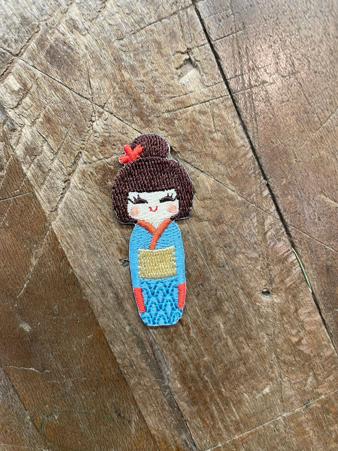 Applicazione Gheisa Kimono Azzurro