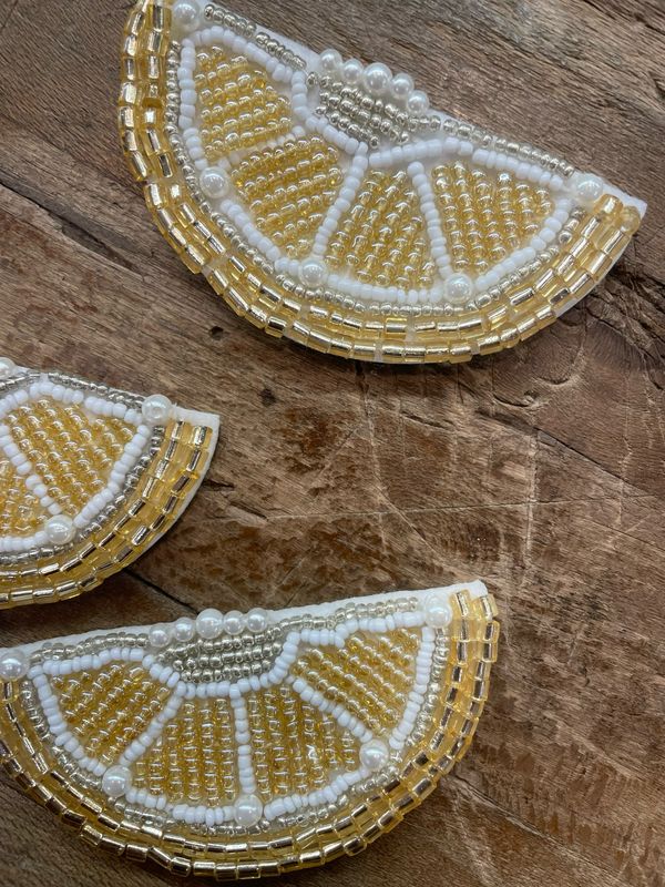 Applicazione Limone con strass