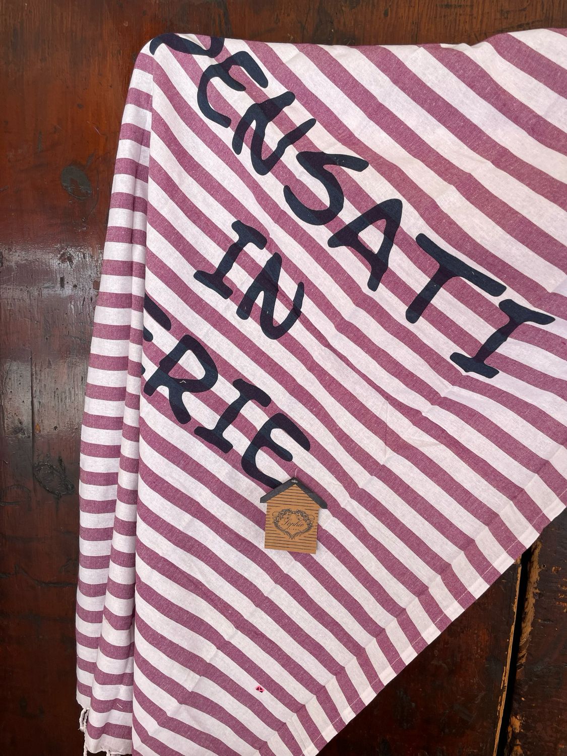 Teli Mare Fouta con Pochette PENSATI IN FERIE