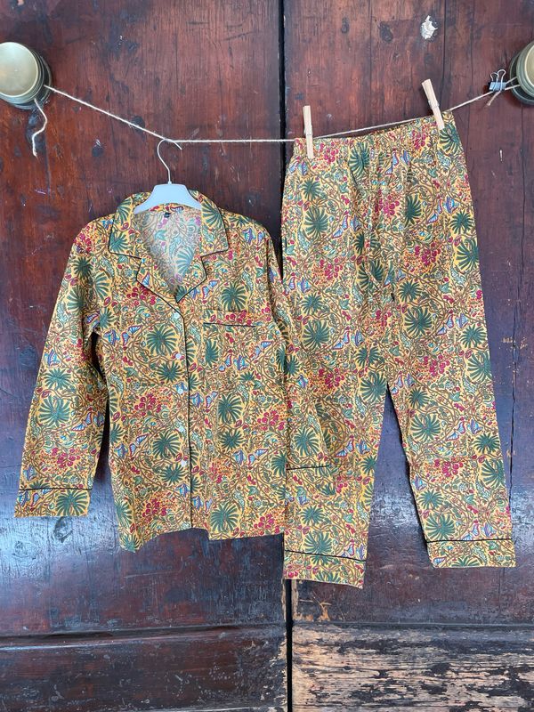 Pigiamino Indiano Liberty base gialla