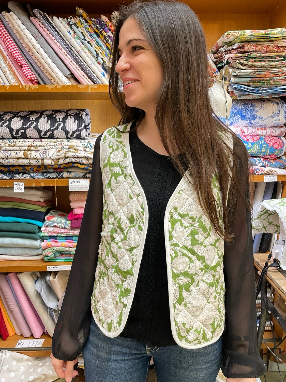 Cucito: Gilet Quiltato Indiano