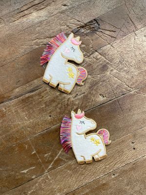 Applicazione Unicorno con Criniera Multicolor