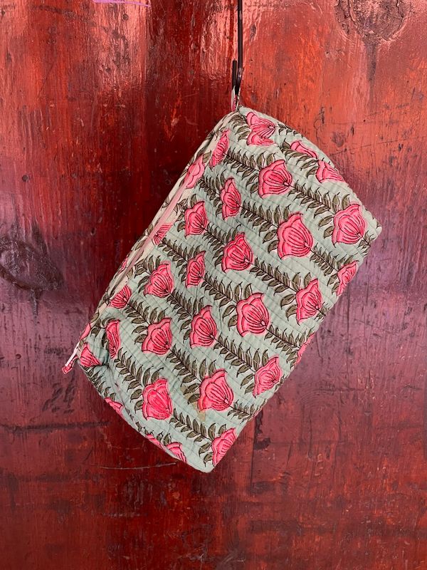 Beauty Indiani Tulipani Rosa Base Acquamarina