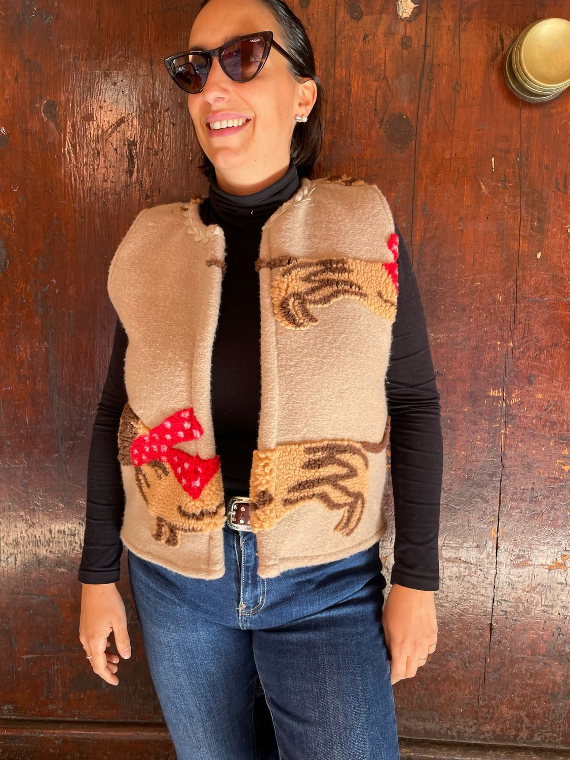 Gilet Bassotto Base Beige Serpentina Beige