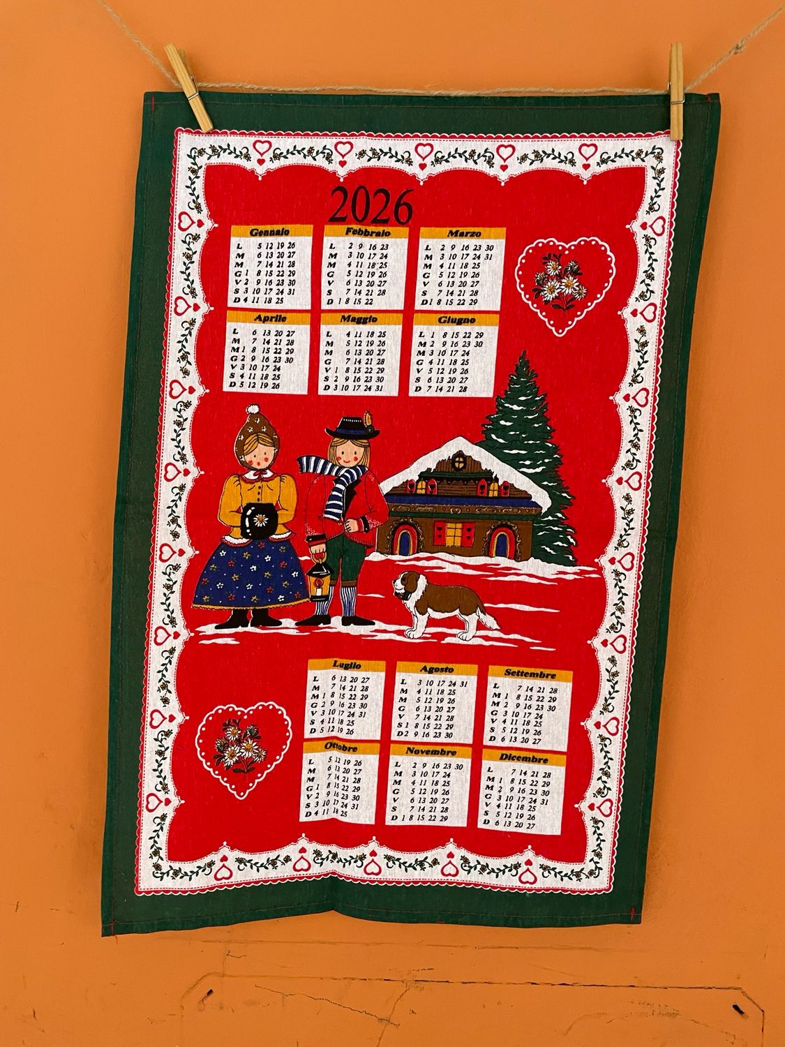 Strofinacci Calendario 2026 Tirolo Strofinacci Calendario 2026 Tirolo