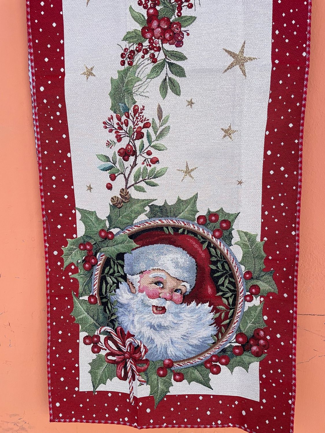 Runner Gobelin Babbo Natale Runner Gobelin Babbo Natale