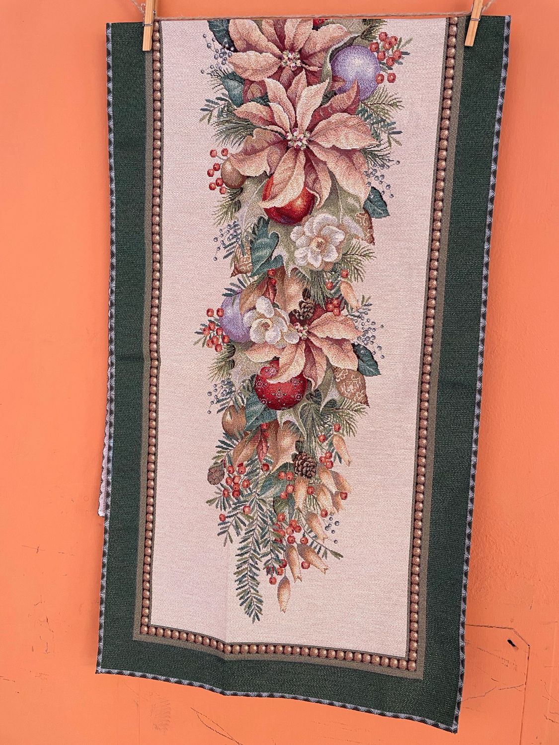 Runner Gobelin Stella di Natale