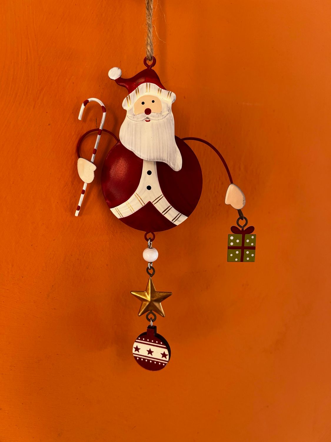 Babbo Natale Latta Tondo