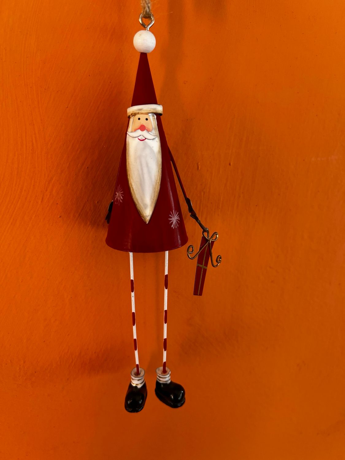 Babbo Natale Latta con gambe lunghe Babbo Natale Latta con gambe lunghe