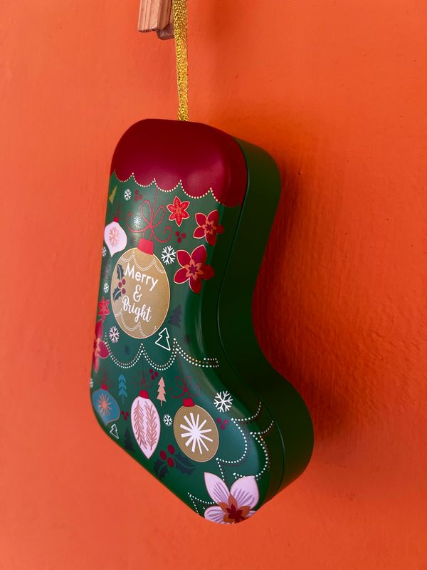 Scatola in Latta MERRY &amp; BRIGHT