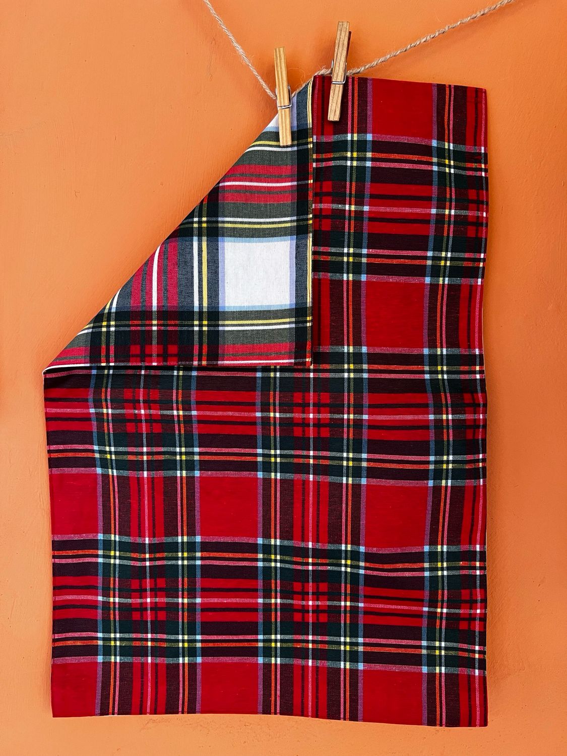 Tovagliette Americane Double Cotone resinato tartan
