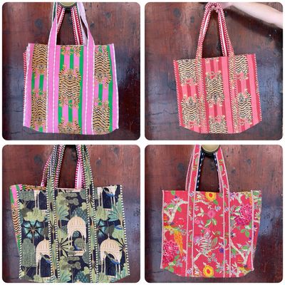 Tote Bag Indiane Cotone