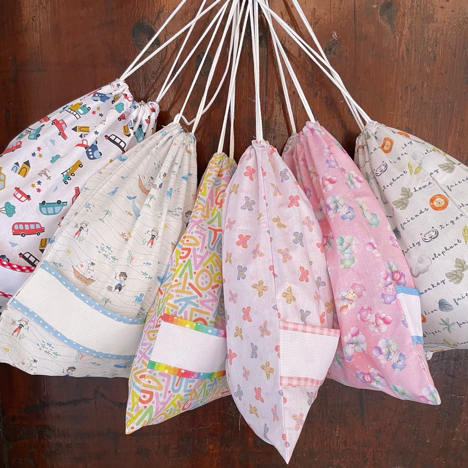 Sacchetti Asilo Fantasia 35 x 40 cm