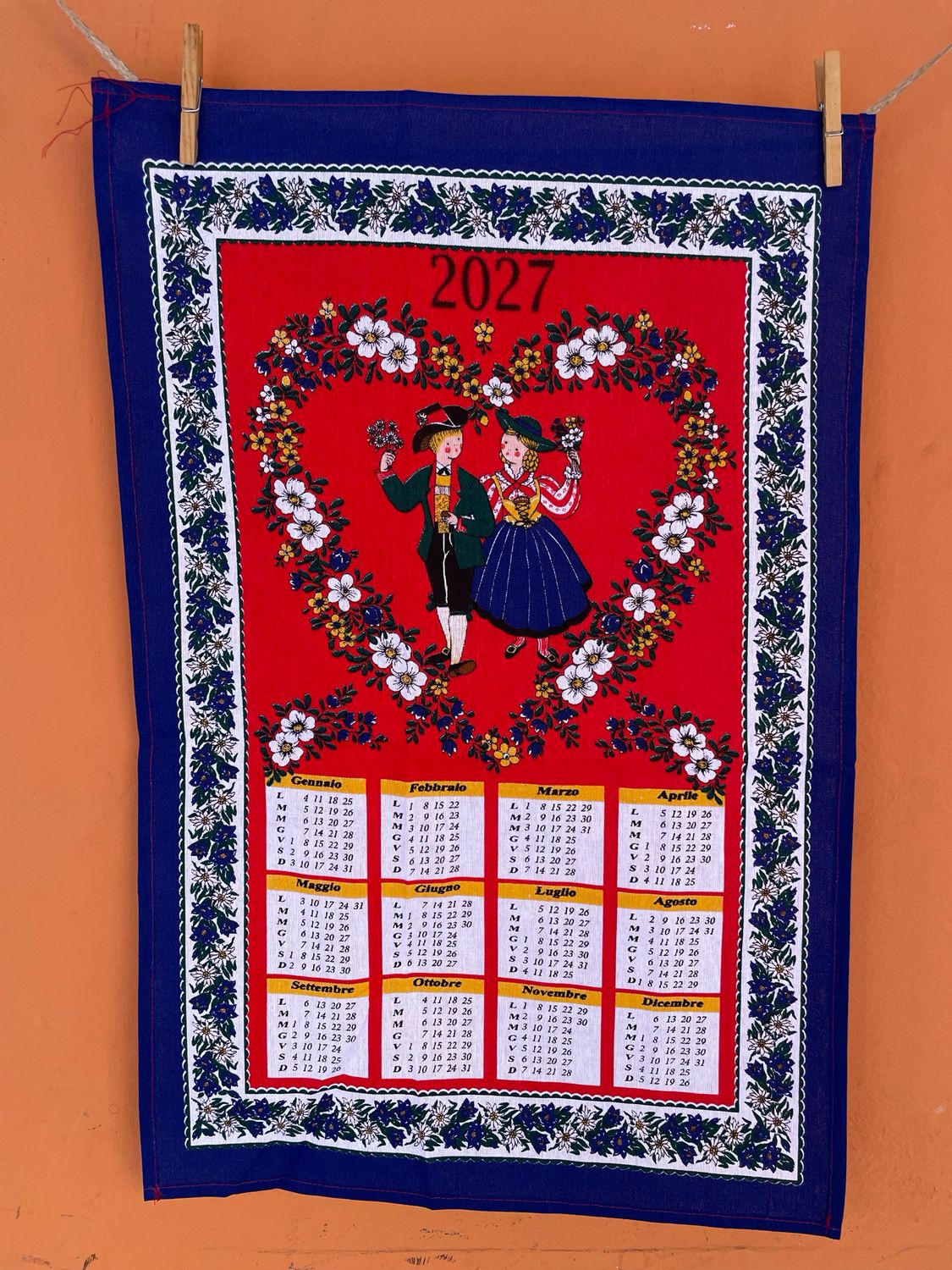 Strofinacci Calendario 2027 Tirolo
