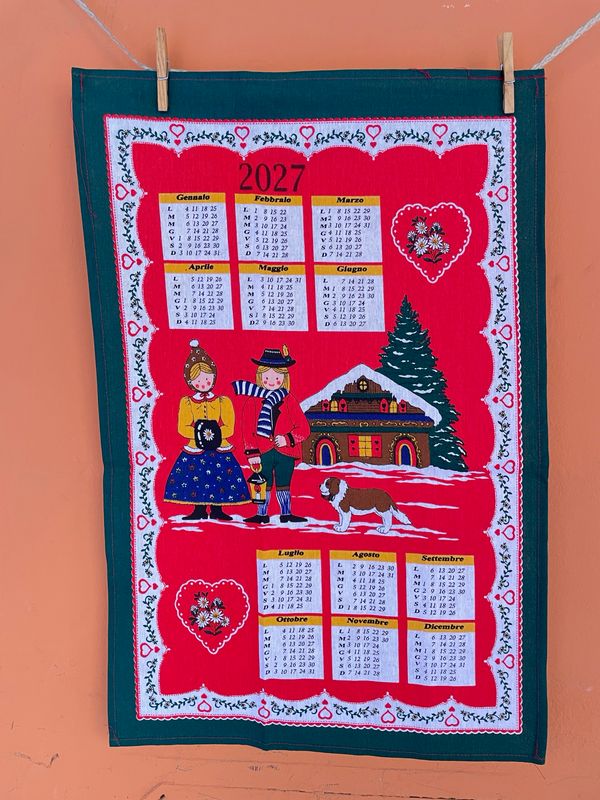 Strofinacci Calendario 2027 Tirolo