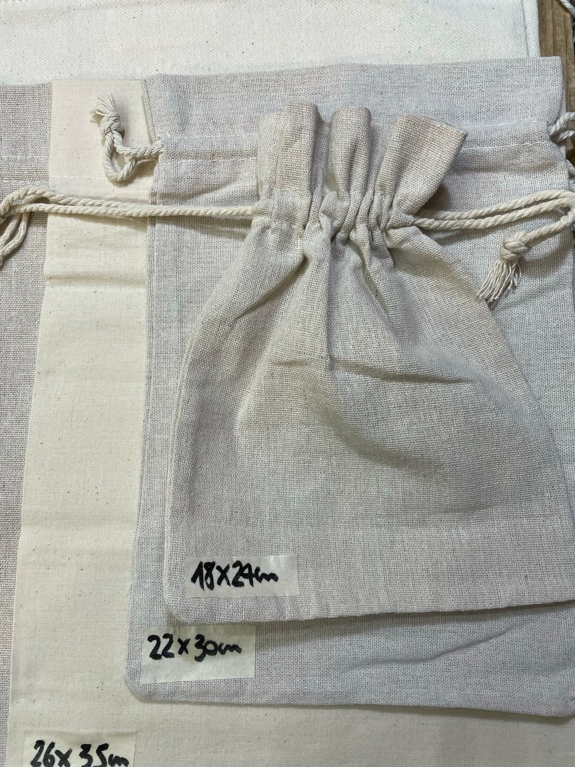 Sacchetti Cotone Coulisse 22x30