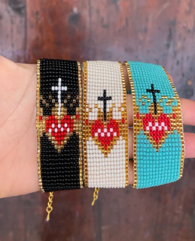 Bracciale Cuore Sacro Mexico