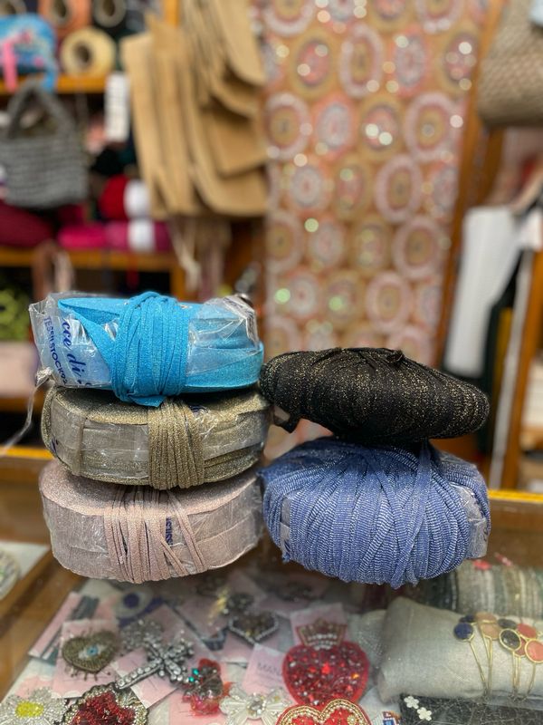 Fettuccia Elastica Lycra Lurex