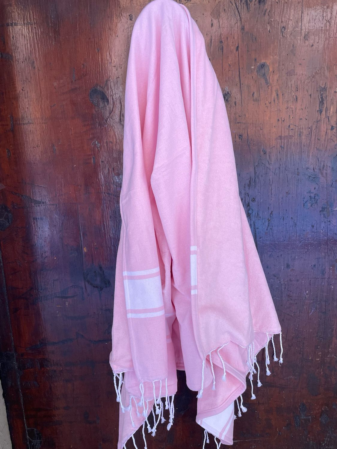 Teli Mare in Spugna e Cotone Fouta, colore: Rosa