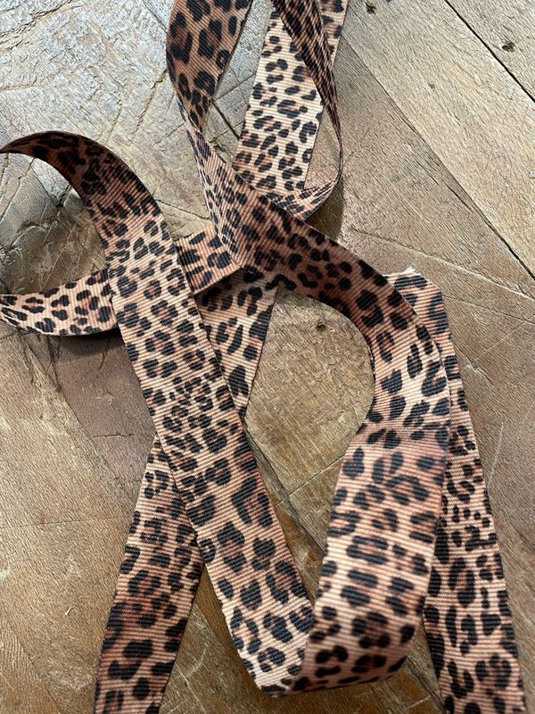 Gros Grain Leopardato