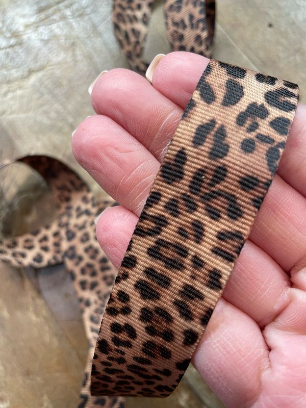 Gros Grain Leopardato