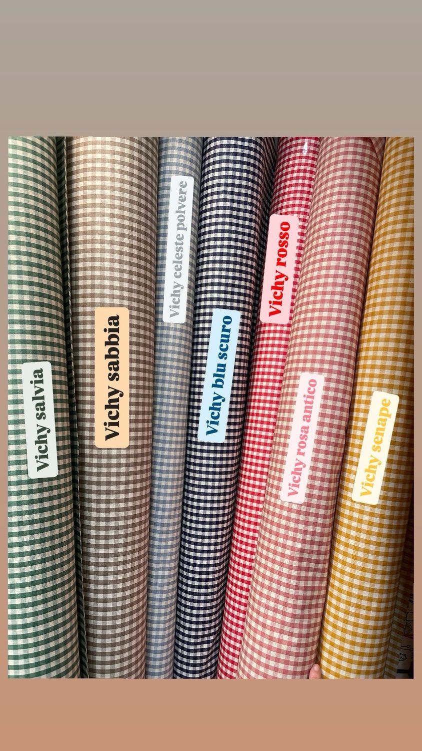 Cotone Resinato Quadretti h180