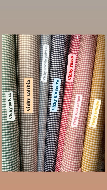 Cotone Resinato Quadretti h180