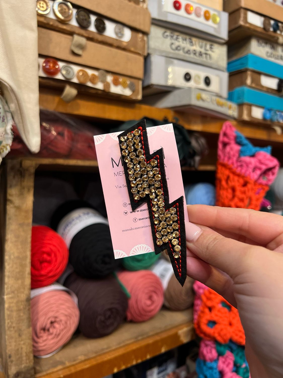 Spilla Manabì Fulmine